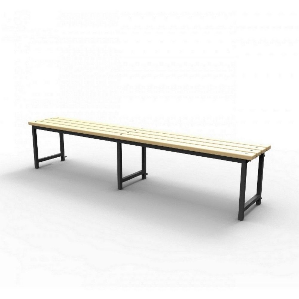 Фотографии Лавка для раздевалок (пластик 20 мм) 200x33,5х40,5см L 200/35/40