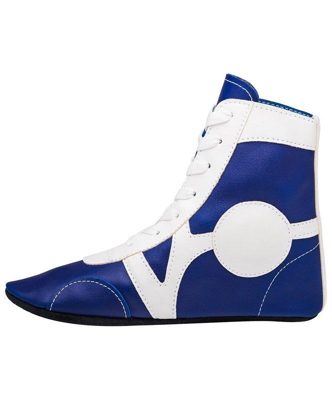 Фотографии Обувь для самбо Rusco SM-0102 кожа, синий