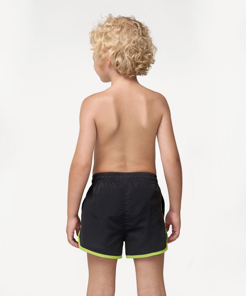 Фотографии Шорты для плавания Station Black/Lime, полиэстер, детский