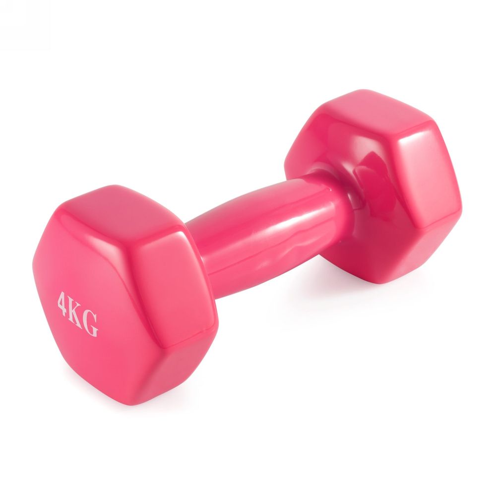 Фото Гантель неразборная 4 кг. винил VictoryFit VF-DV040