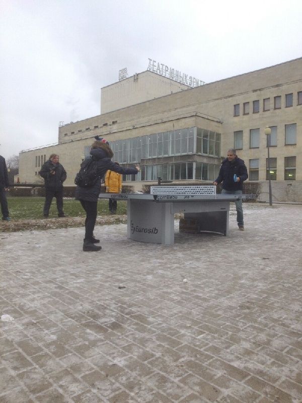 Фотографии Теннисный стол всепогодный антивандальный Cornilleau Pro 510 Outdoor синий