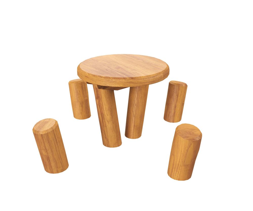 Фотографии Стол с пеньками HARDWOOD «Лесной»