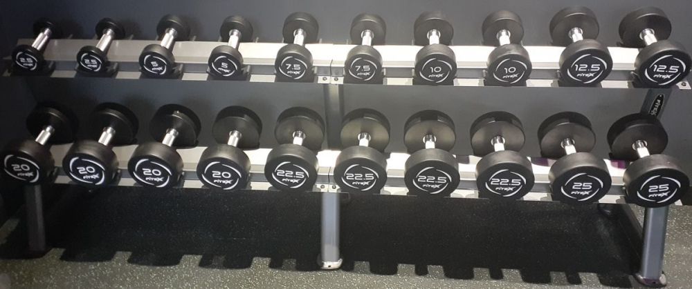 Комплект PVC гантелей 2,5-25кг (10пар)