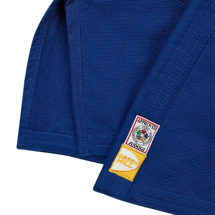 Фотографии Кимоно дзюдо Green Hill Professional gold IJF approved JSPT-10362, синее