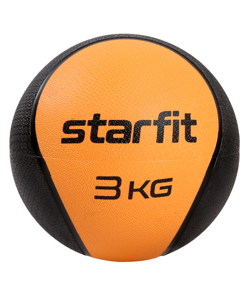 Фото Медбол высокой плотности GB-702, 3 кг, оранжевый