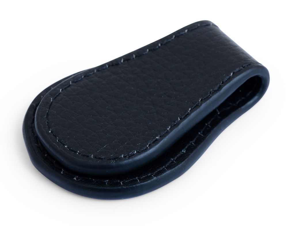 Фотографии Пенал для мела магнитный «GL» черный (натуральная кожа)