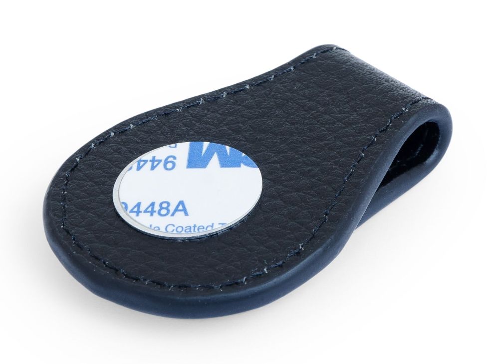 Фотографии Пенал для мела магнитный «GL» черный (натуральная кожа)