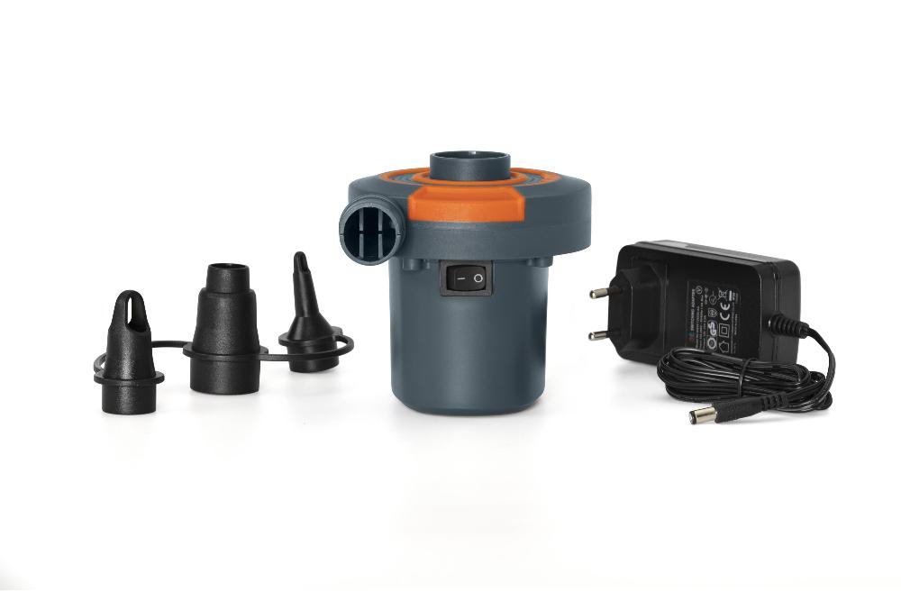 Фотографии Насос электрический Bestway 12В/220В Sidewinder AC/DC с адаптером, 490л/м, 3 насадки в комплекте 62142