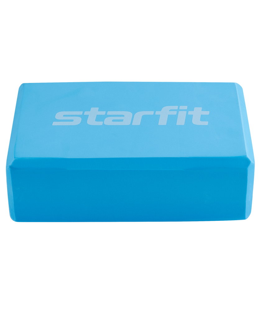 Фотографии Блок для йоги YB-200 EVA, синий пастель