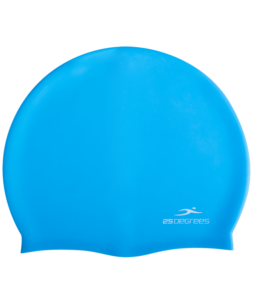 Фото Шапочка для плавания Nuance Light Blue, силикон, подростковый