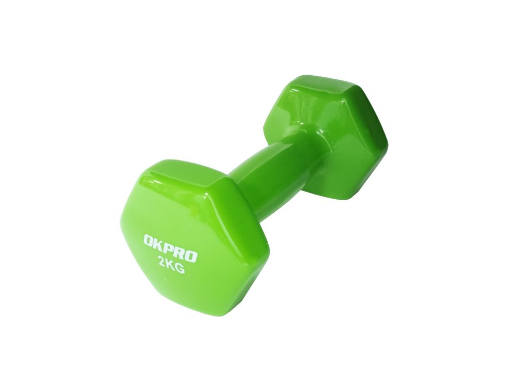 Фото Гантель виниловая 2 кг для групповых программ