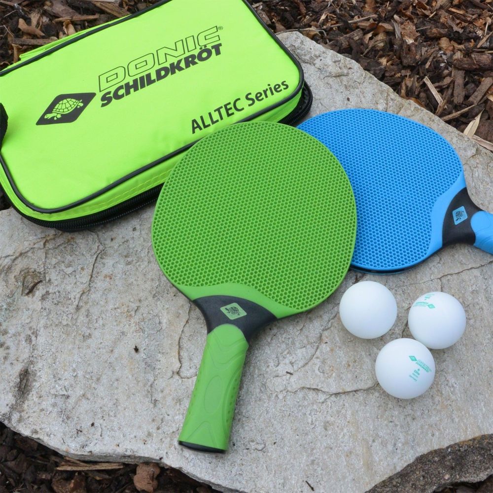 Фотографии Набор DONIC ALLTEC HOBBY OUTDOOR (2 ракетки, 3 мячика, чехол)