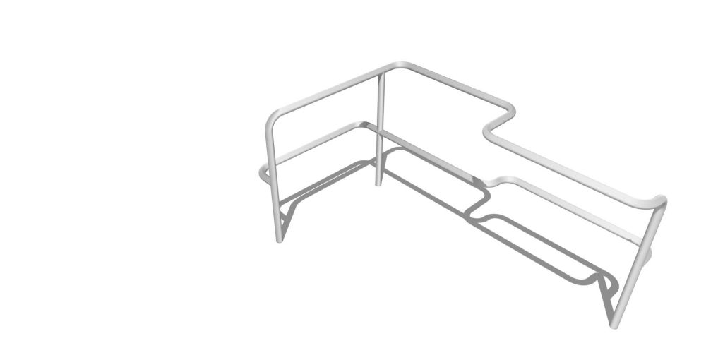 Фото Поручни большие (элемент для паркура)