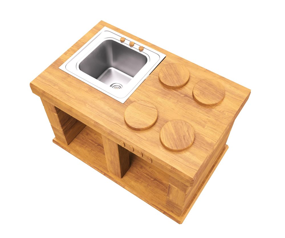 Фотографии Игровой элемент ARTWOOD «Печь и мойка»