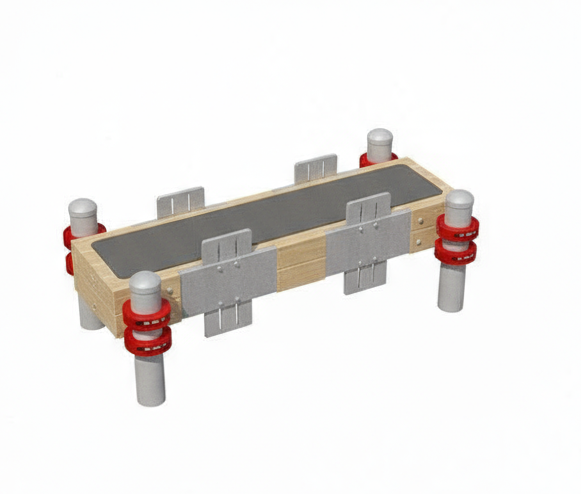 Фотографии Горизонтальная гимнастическая скамья с измерительными линейками из нерж. стали Pioner A17316