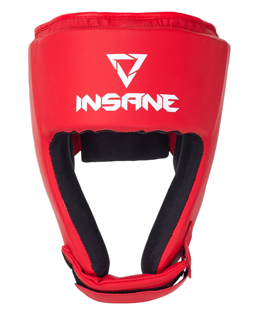 Фото Шлем открытый взрослый AURUM, ПУ, красный