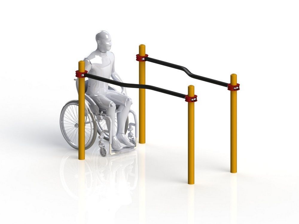 Фотографии Брусья параворкаут изогнутые Pioner A11824