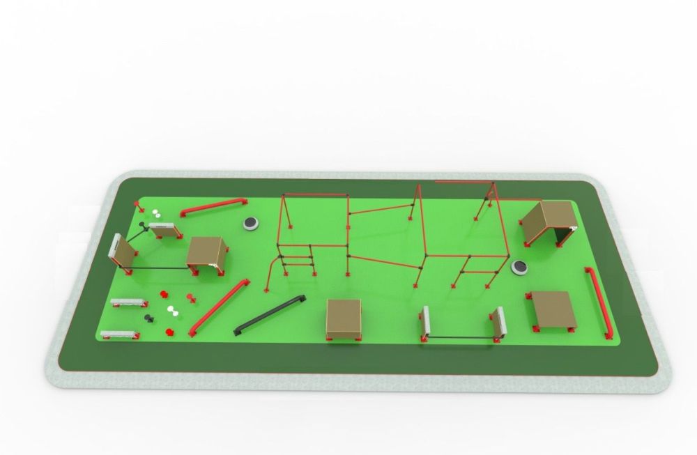 Фото Площадка для паркура 160м2