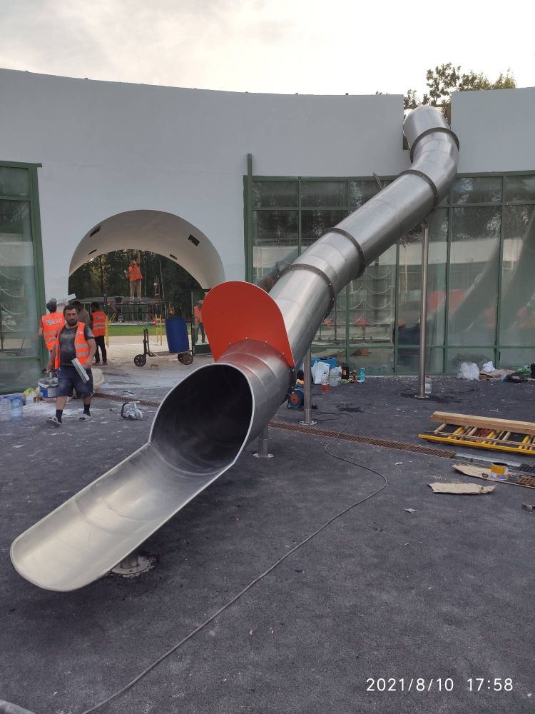 Фотографии Горка-труба 12,3 (индивидуальное изготовление)