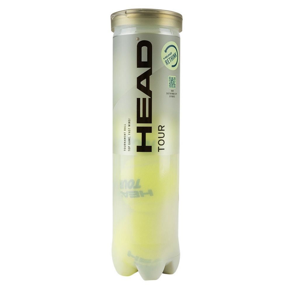 Фото Мяч теннисный Head TOUR 4B 570704 уп.4 шт, желтый