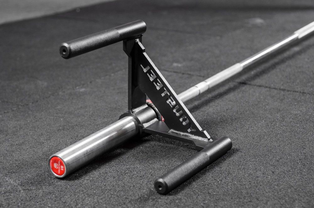 Ручки длинные средний хват для для тяги грифа YouSteel Hard черный