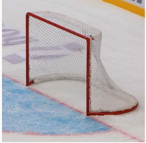 Фото Сетка для хоккейных ворот (хоккей с шайбой), 1,25х1,85х0,70х1,30 м, толщина нити 4,0 мм