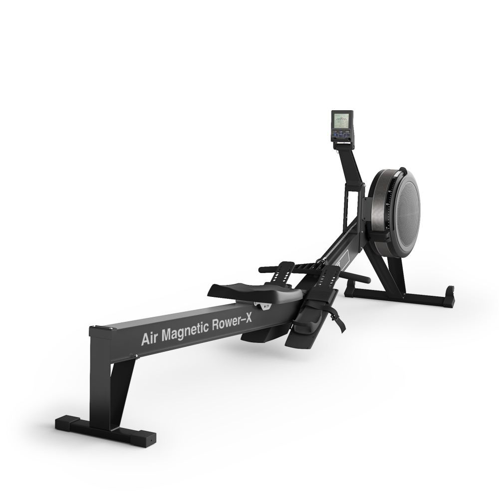 Гребной тренажер UNIX Fit Air водушно-магнитный / Magnetic Rower-X черный