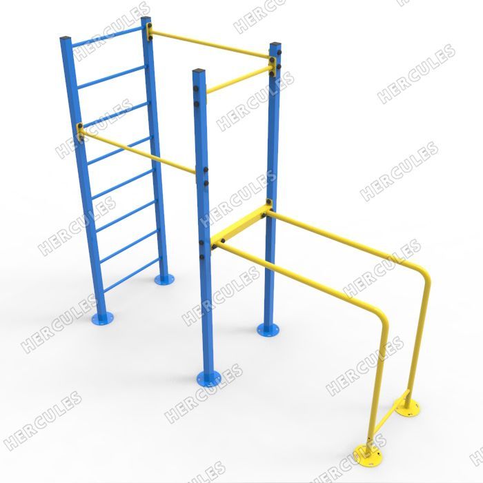 Фото Шведская стенка, турник, брусья Куб