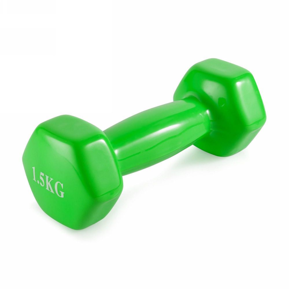 Фото Гантель неразборная 1,5 кг. винил VictoryFit VF-DV015