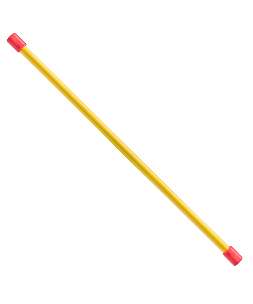 Фото Бодибар 1200 мм, 2 кг, желтый