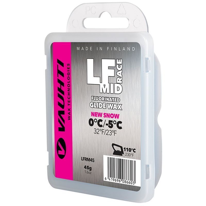 Фото Парафин низкофтористый Vauhti LF Race Mid (+0°С -5°С) 45 г.