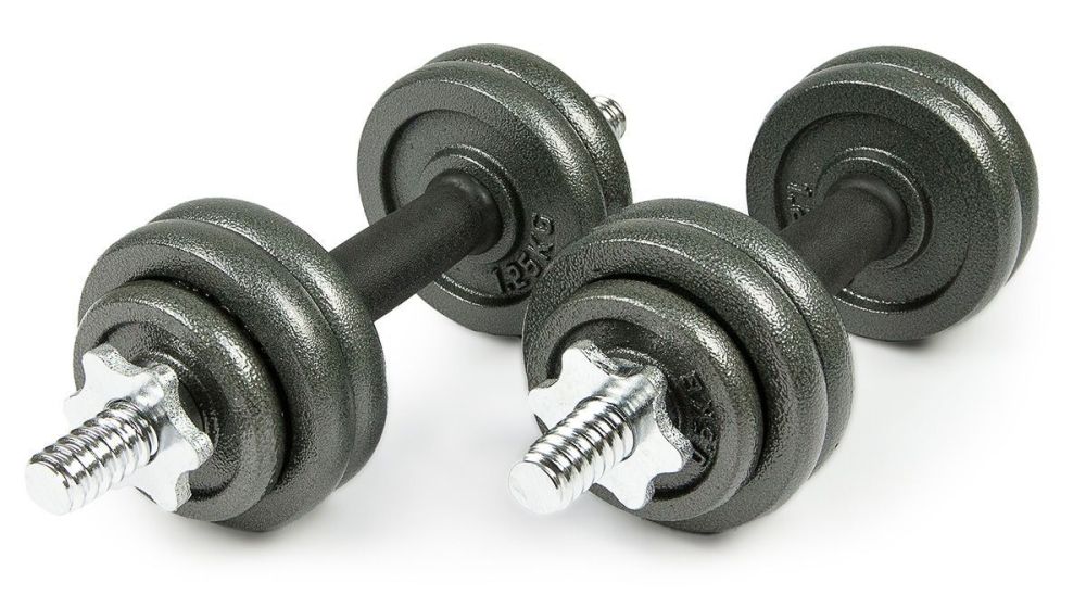 Фото Набор металлических гантелей в чемодане ATLAS SPORT 15кг