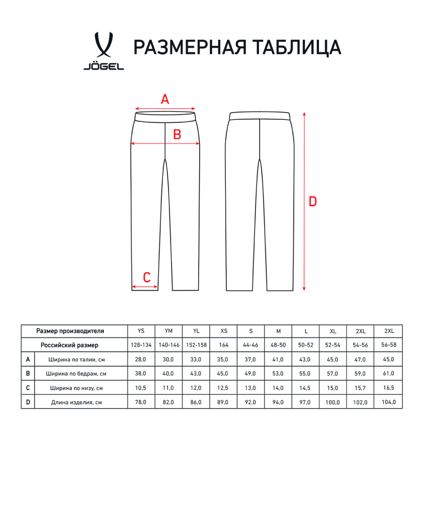 Брюки тренировочные JOGEL DIVISION PerFormDRY Pro Training Pants, темно-синий, детский