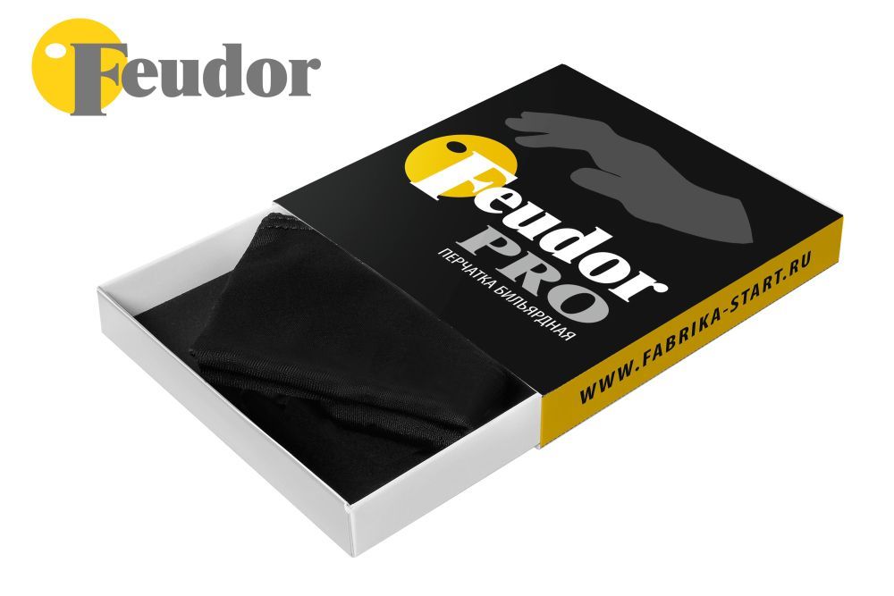 Фотографии Перчатка-бильярдная Feudor Pro black Right XL