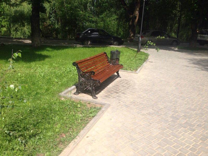Фотографии Скамейка чугунная «Ажурная»