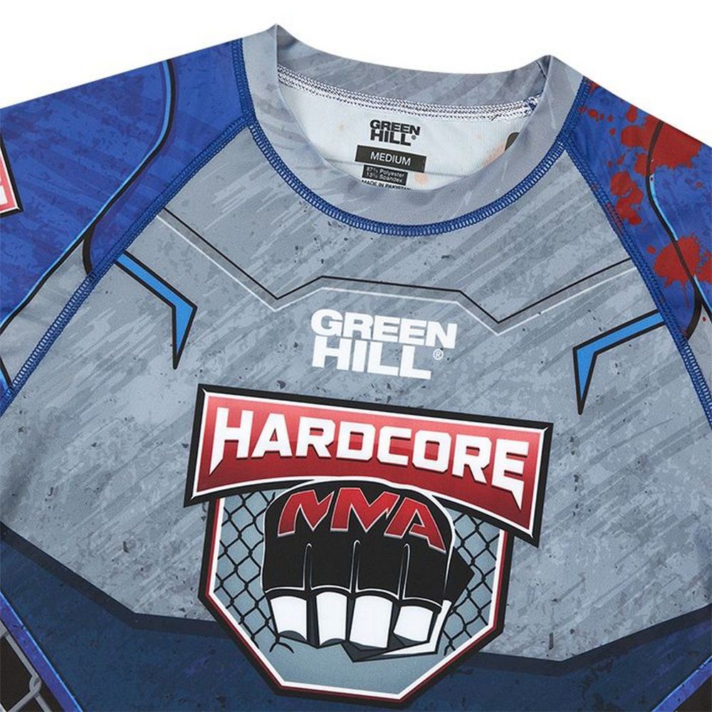 Фотографии Рашгард Green Hill Rash Guard Hardcore RGI-10569 черно-синий