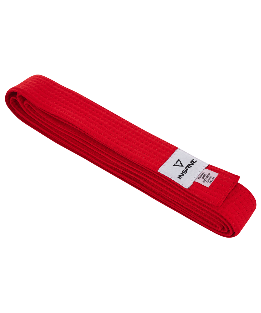 Фото Пояс для единоборств BASE, хлопок/полиэстер, красный, 280 см