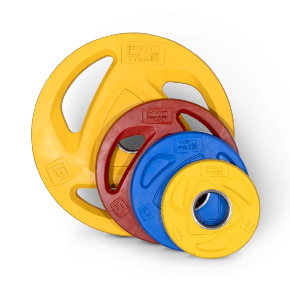 Диск обрезиненный олимпийский Protrain COP-1,25 (д=50 мм)