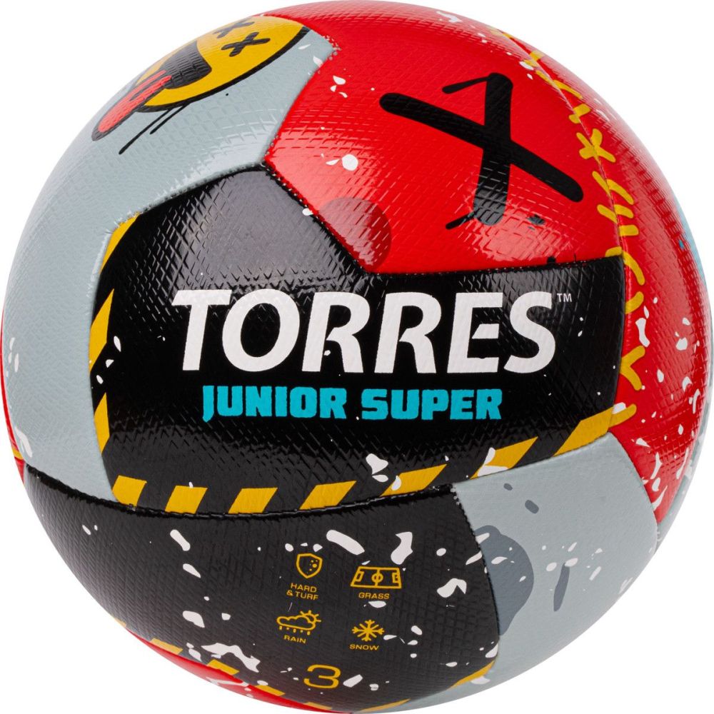 Фото Мяч футбольный TORRES Junior-3 Super F323303, размер 3