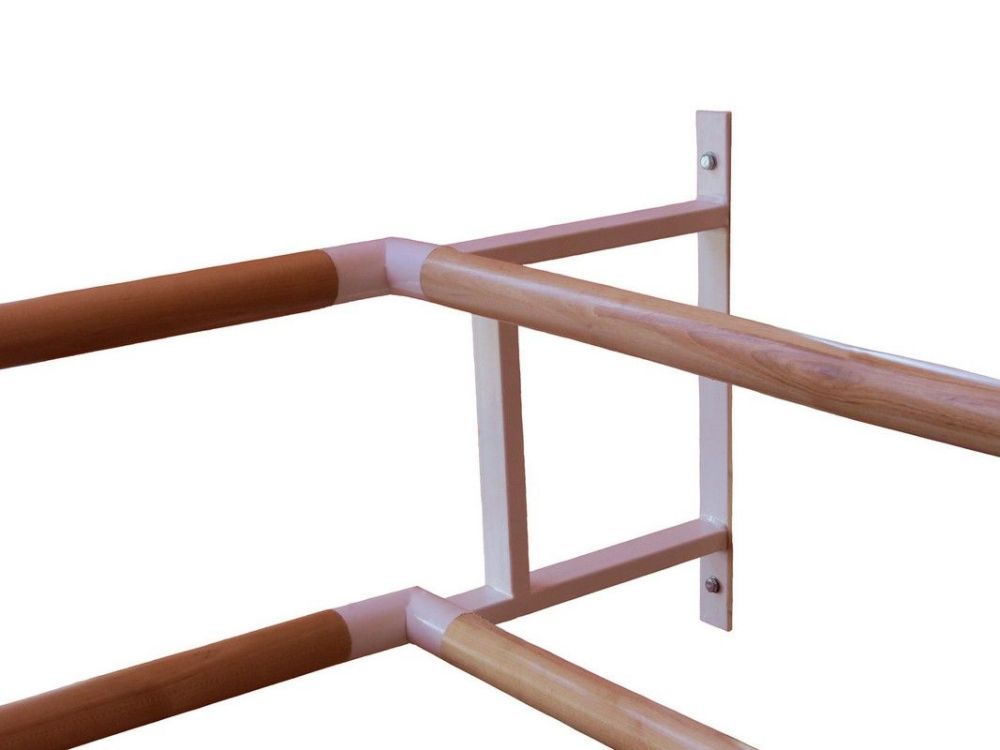 Фото Кронштейн угловой пристенный двухрядного балетного станка   Pioner A14152