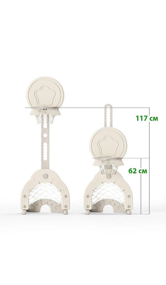 Фотографии Стойка баскетбольная Perfetto Sport Гольф PS-074-Y желтый