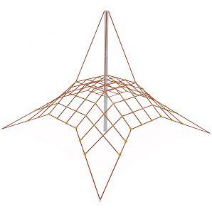 Фото Конструкция для лазания серия "Звезда" ПД-398 (5,8х5,8х3)