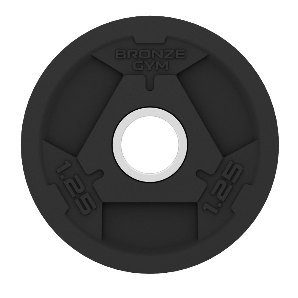 Фото Диск олимпийский BRONZE GYM обрезиненный 1,25 кг