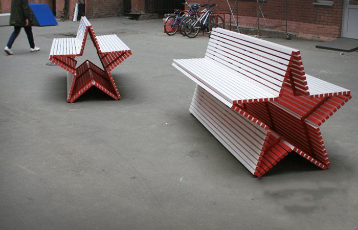 Фотографии Диван парковый Звезда