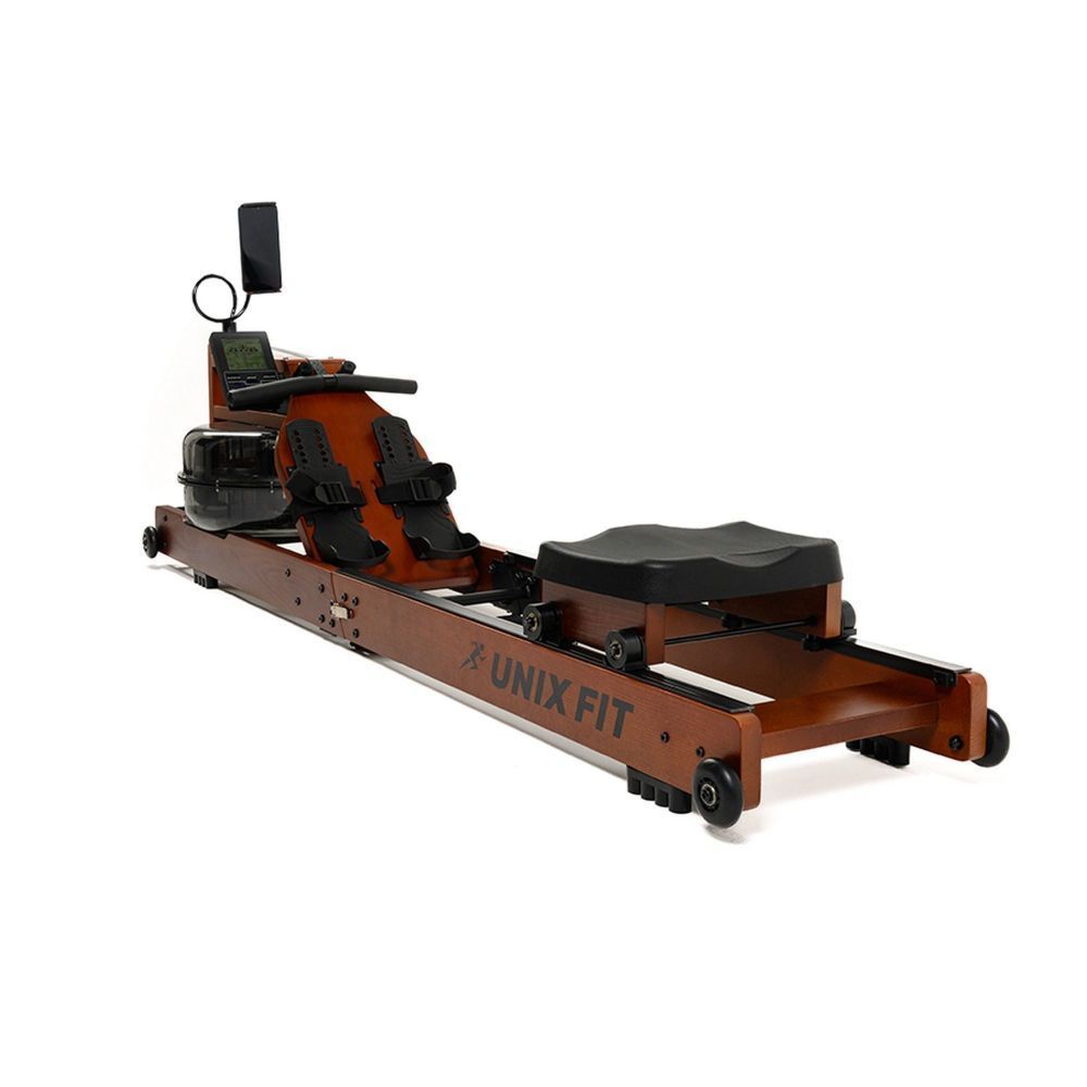 Фото Гребной тренажер UNIX Fit Wood Rower Dark