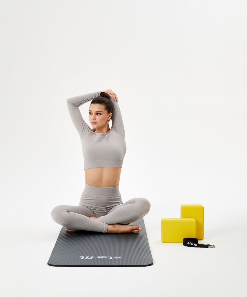 Фотографии Блок для йоги YB-200 EVA, желтый, пара