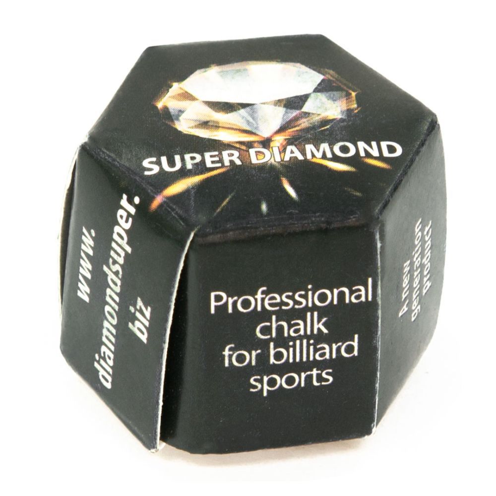 Фотографии Мел «Super Diamond Grey Round» (серый) черная коробка, круглый