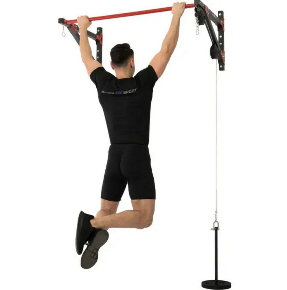 Верхняя тяга пристенная С турником и подвесом для груши Marbo MH-D204