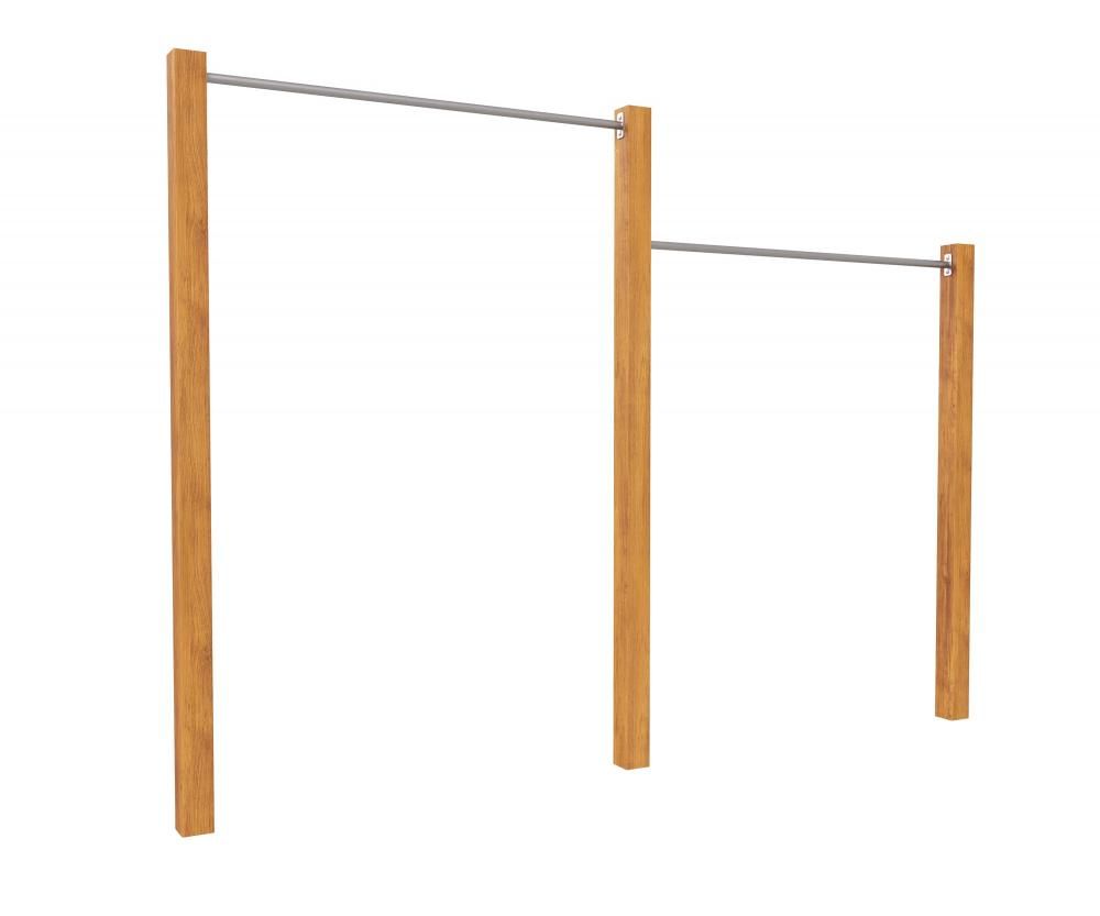 Фото Турник двойной WOOD&SPORT «Реутов»