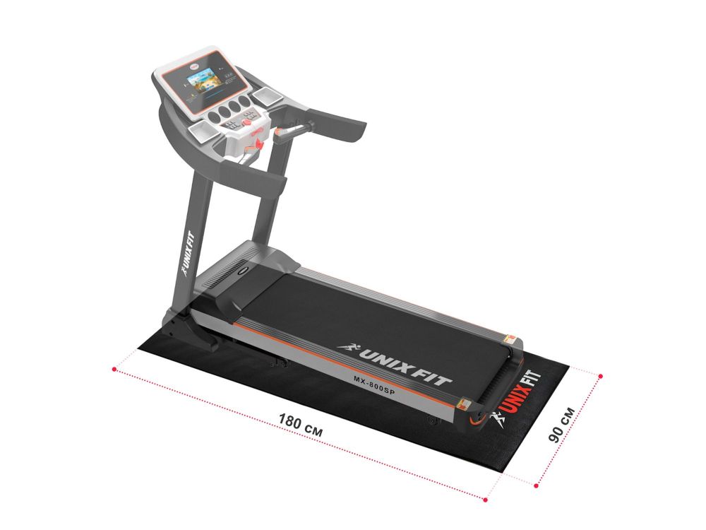 Коврик UnixFit для кардиотренажёров 180x90x0,6 см MAT90180P
